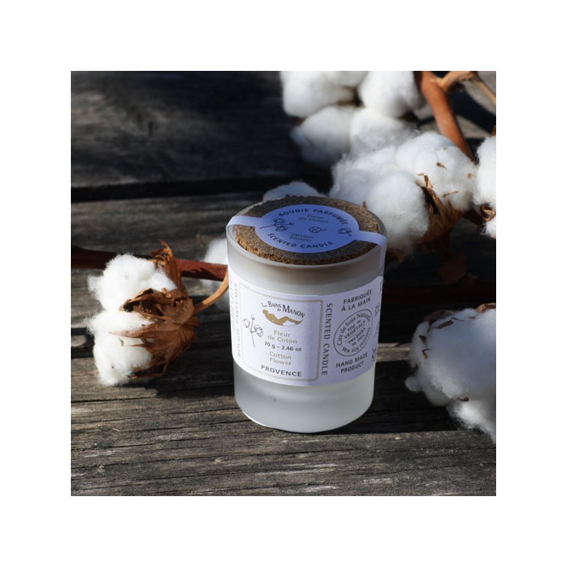 Scented Candle Cotton Flower